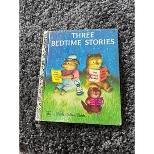 Three Bedtime Stories Little Golden Book 1975 Garth Williams Vintage 309-41